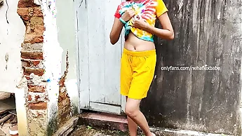 indian girl neha first time outdoor fuck with college boy