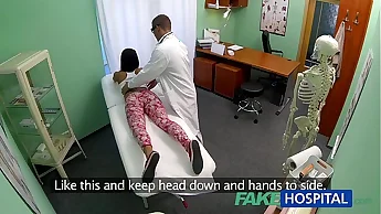 FakeHospital y. girl not on birth control bends over