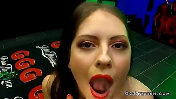 Rebecca volpetti gives amazing sucking and gets cums